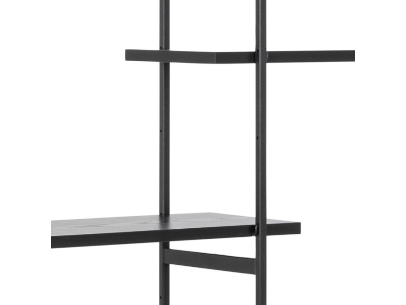 Regał Angus I czarny - ACTONA